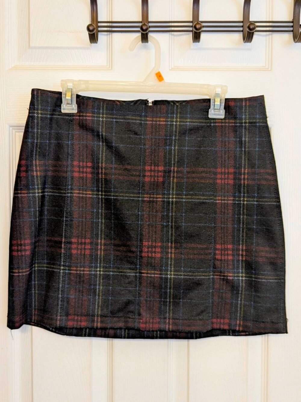 Wild Fable Black Plaid Mini Skirt